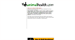 Desktop Screenshot of animalhealth.com