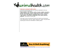 Tablet Screenshot of animalhealth.com